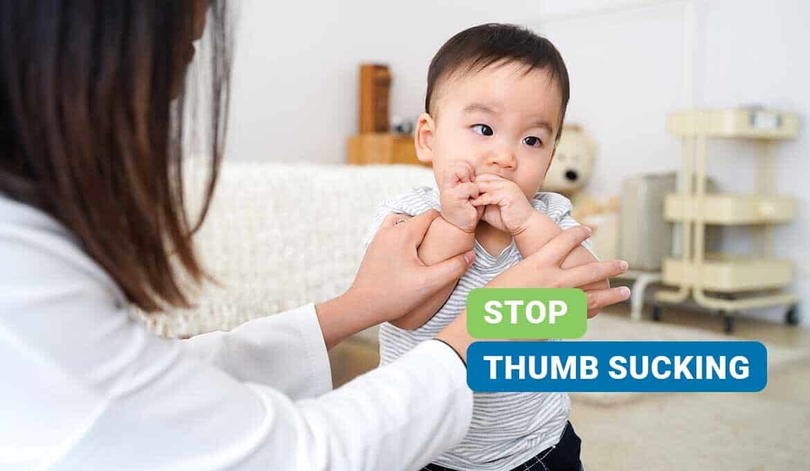 how to stop thumb sucking